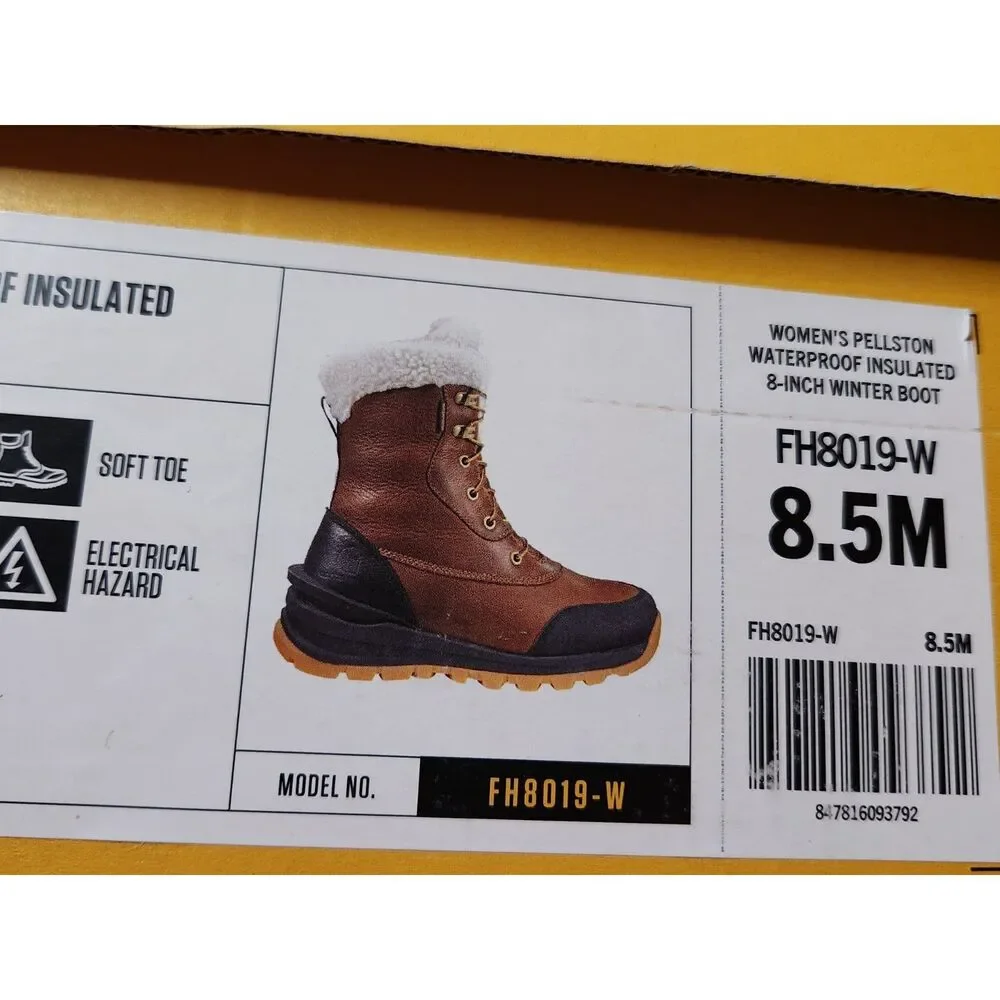 Carhartt Women’s Pellston Waterproof Insulated Winter Boots Size 8.5